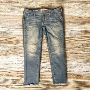 Torrid crop boyfriend jeans vintage stretch size 12